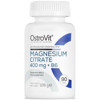 OstroVit Magnesium Citrate 400 mg + B6 [90 Таблетки, 30 Дози]