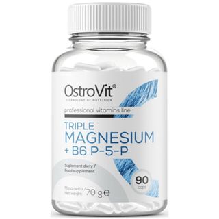 OstroVit Triple Magnesium + B6 P-5-P [90 капсули, 30 Дози]