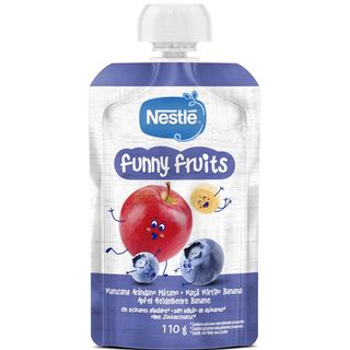 M Nest Apple, Blueberry y Banana Fruit Sachet +12lé (mb. 110 gr)
