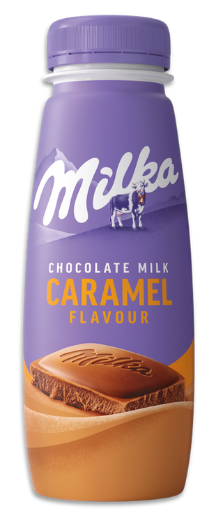 Mlečni napitak sa čokoladom Milka i ukusom karamele 250ml