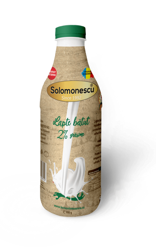 Lapte Batut 2% Grasime -E330 Produs Dupa Reteta Consacrata