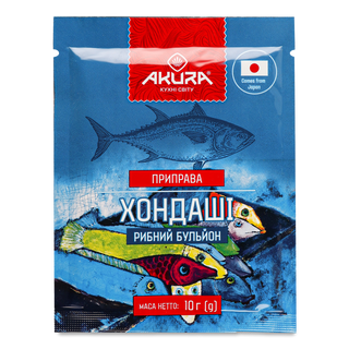 Приправа Akura «Рибний бульйон Хондаші» 10г