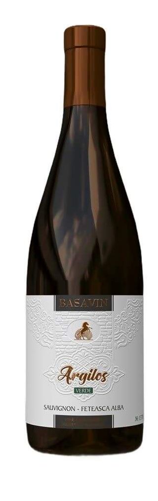 Basavin - Argilos Verde(Sauvignon Blanc-Fetească Albă) 0.75L