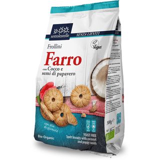 SOTTOLESTELLE organic keks spelta kokos mak 300 GR