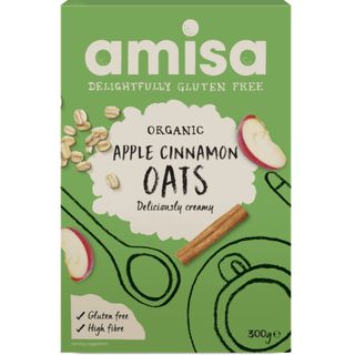 AMISA organic ovsena kaša jabuka cimet 300 ML