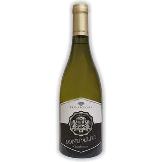Vin Chardonnay Conu Albu 750 ml, Sec