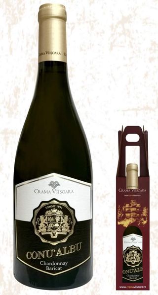 Conu Albu Chardonnay Barrique + Cutie Cadou