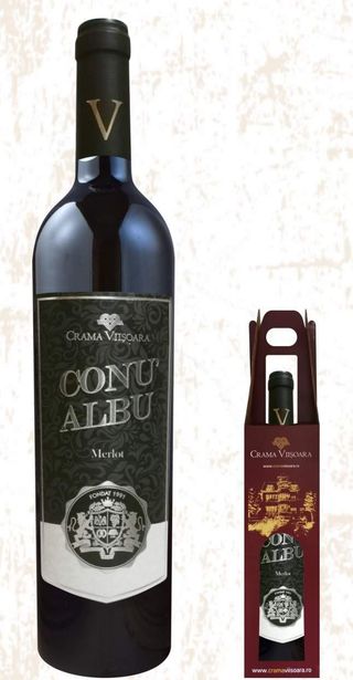 Conu Albu Merlot + Cutie Cadou