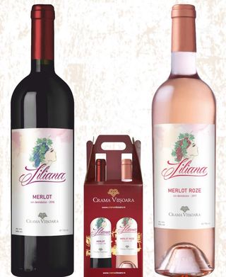 Liliana Merlot, Merlot Roze + Cutie Cadou