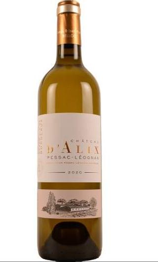 Chateau D'Alix Blanc Pessac-Leognan Grand Vin de Bordeaux 2020 750ml