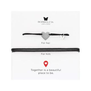 Classic Narukvica Srce, Rodinirano - Black za nju I njega