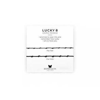 Lucky 8 Couple - Black