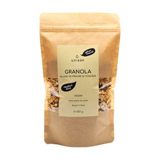 Granola cu alune de padure si coacaze negre fara zahar 450g