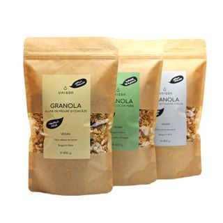 Pachetul cu granola fara zahăr | 3 sortimente