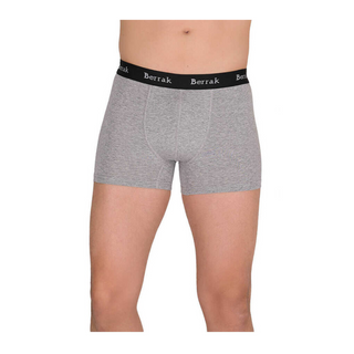 BERRAK bokserice muške modal svijetlo sive 4476 L
