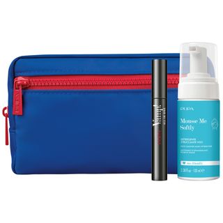 PUPA MAKE UP set 25 maskara vamp all in one + face cleaner + neseser