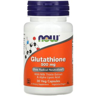 NOW FOODS Glutathion Capsules 500mg, 30 Nombre