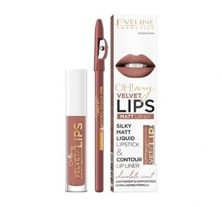 EVELINE DEKORATIVA set za usne oh my velvet lips 12
