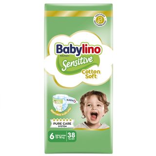 BABYLINO pelene sensitive 38 KOM extra large 13-18 kg 6