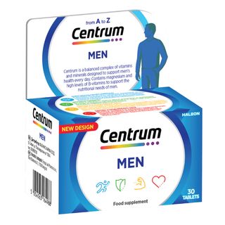Centrum Мъже Витамини и минерали, 30 таблетки