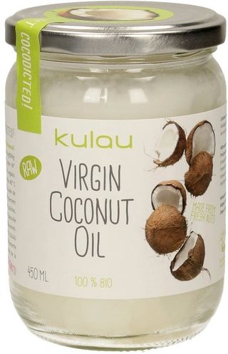 KULAU organic kokosovo ulje raw 450 ML
