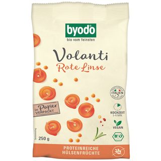 BYODO organic tjestenina soèivo crveno volanti 250 GR