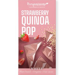 BENJAMISSIMO organic èokolada strawberry quinoa 60 GR