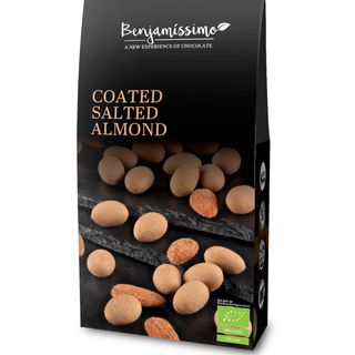 BENJAMISSIMO organic badem u èokoladi sa slanom karamelom 60 GR