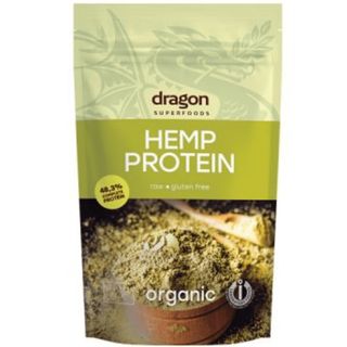 DRAGON SUPERFOODS Organski Sirovi Protein od Konoplje, 200g