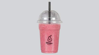 Smoothie malina, banana, ovsene pahuljice, bademovo mleko