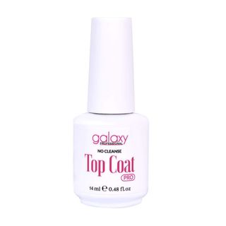 29203 GALAXY Pro Top Coat No Cleanse Završni nefiksirajući sjaj za gel i trajni lak UV/LED 14ml