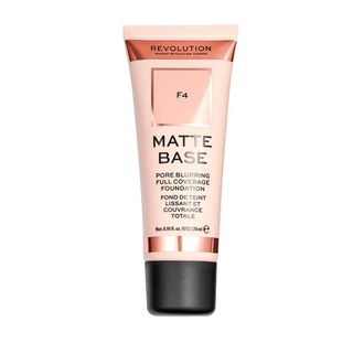 30341 F4 Mat tečni puder MAKEUP REVOLUTION Matte Base 28ml