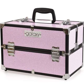 22944 Kofer za šminku GALAXY roze gliter TC-1309