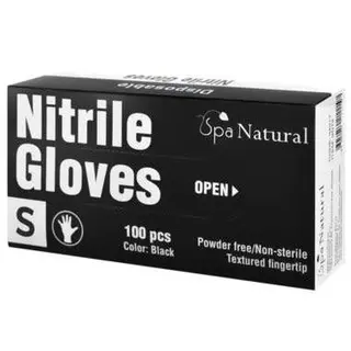 34977 CRNE S Nitrilne rukavice SPA NATURAL 100kom