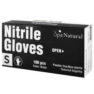 34977 CRNE S Nitrilne rukavice SPA NATURAL 100kom