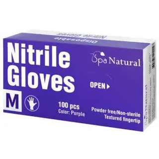 34981 LJUBIČASTE M Nitrilne rukavice SPA NATURAL 100/1