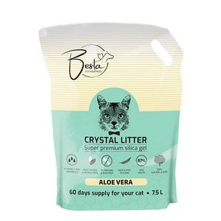Besta Crystal Litter Aloe Vera 7.5 l - silikonski pijesak