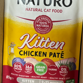 New Plic Naturo kitten Chicken Pate 85g