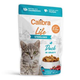 CALIBRA CAT LIFE POUCH Adult CU RATA IN SOS, 85 G
