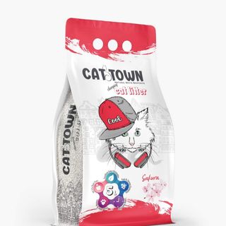 Asternut Igienic Cat Town pentru Pisici-diverse arome 5 l