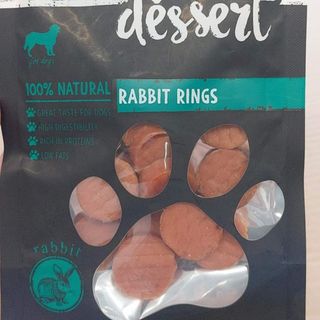 New Pet’s  Dessert Rabbit Rings 100% iepure 80g