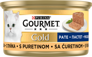 gourmet gold        mousse curcan 85g