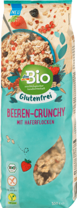 dmBio muesli fructe f.gluten ECO 350g