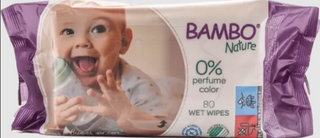 Bambo Nature Servetele Umede Bebe 80Buc (122313)