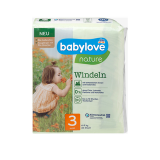 Babylove Scutece Nature Nr 3 36 Buc