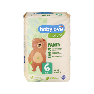 Babylove Nature Scutece Chilot Nr 6 16Buc