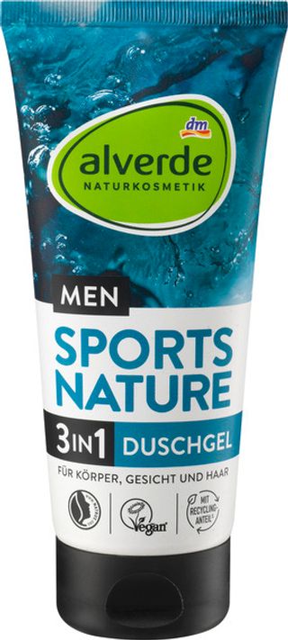 Alverde Men Gel Dus Sport 3In1 200Ml