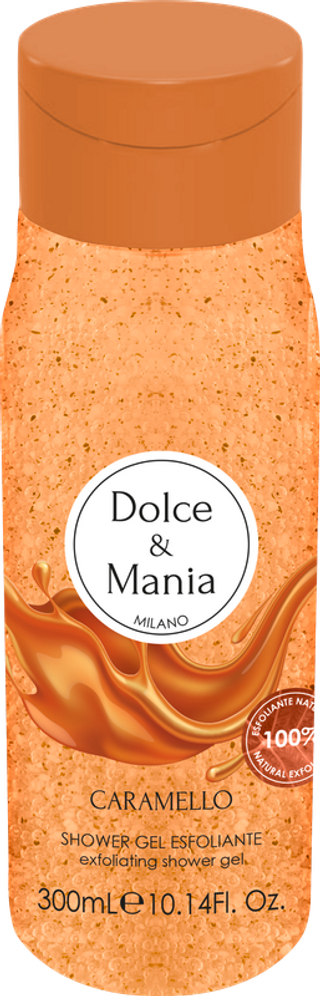 Dolce&Mania gel dus scrub Caramel 300ml