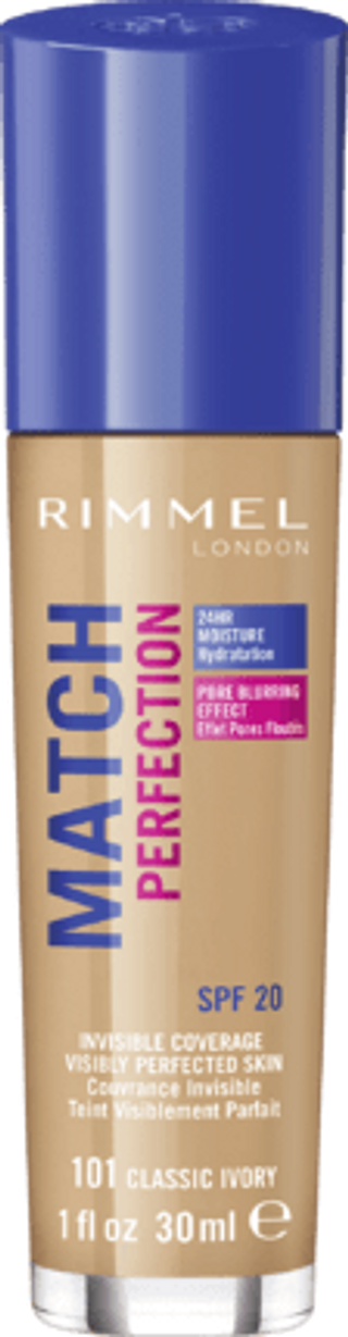 rimmel fdt match perfection 101