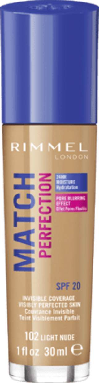 rimmel fdt match perfection 102